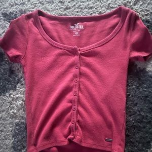 hollister baby tee